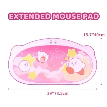 WISHAVEN Kirby Black Hole Mouse Pad - Cute Kawaii Design