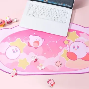 WISHAVEN Kirby Black Hole Mouse Pad - Cute Kawaii Design