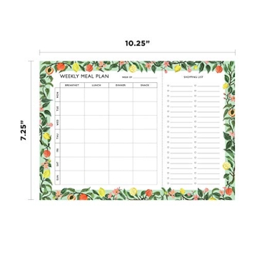 Minimalmart Meal Planner Notepad for Efficient Planning