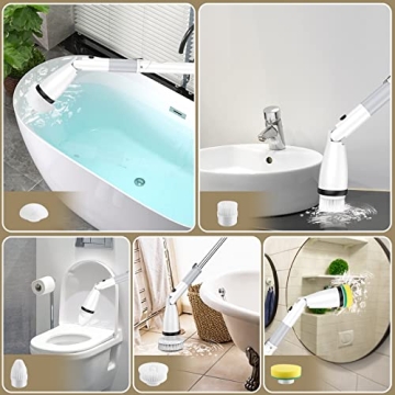 Electric Spin Scrubber for Effortless Home Cleaning