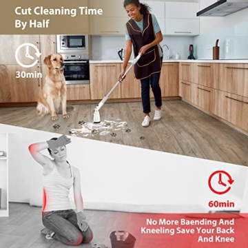 Electric Spin Scrubber for Effortless Home Cleaning