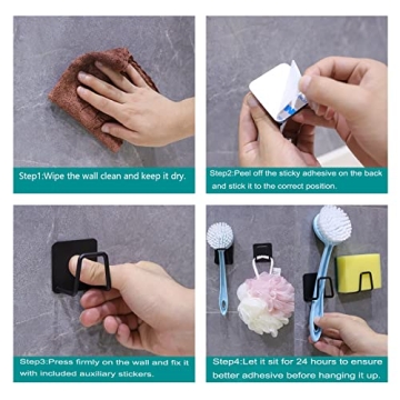 Hesento Sponge Holder - Strong, Waterproof Kitchen Storage