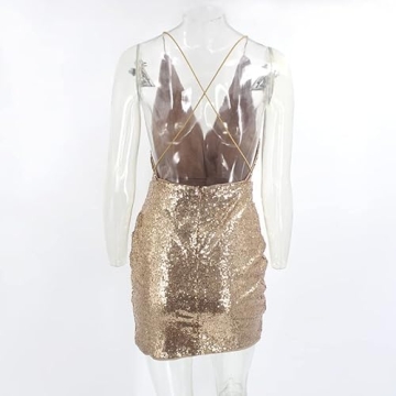 Stylish Women’s Sequin Bodycon Mini Dress for Parties