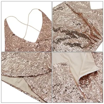 Stylish Women’s Sequin Bodycon Mini Dress for Parties