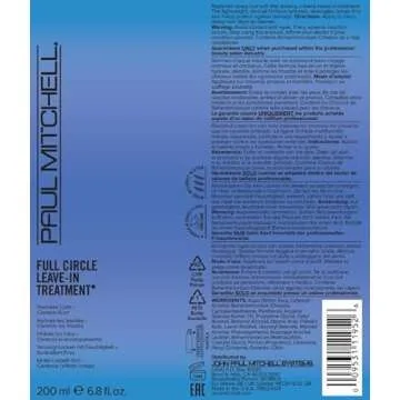 Paul Mitchell Full-Circle Leave-In Treatment, Hydrates Curls, Eliminates Frizz, For Curly Hair, 6.8 fl. oz.