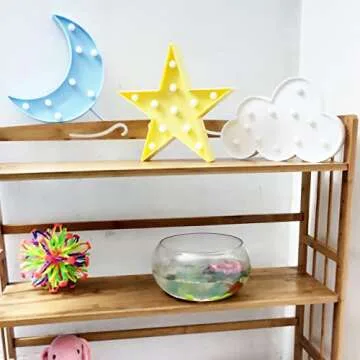 AUSAYE 3D Night Lights Set for Kids Room Decor
