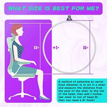 TESLANG Aerial Hoop Set for Beginners and Pros - 85cm/90cm