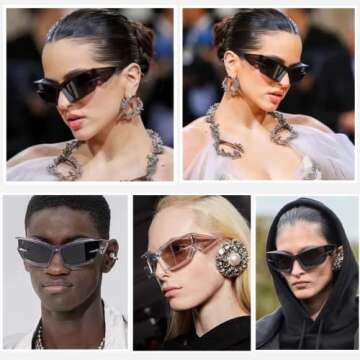 Stylish Futuristic Y2K Sunglasses for All Occasions