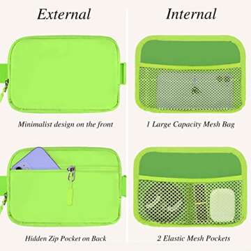 LLYWCM Fanny Packs for Women - Belt Bag for Women - Fanny Pack Crossbody Bags - Fanny Pack with Adju...