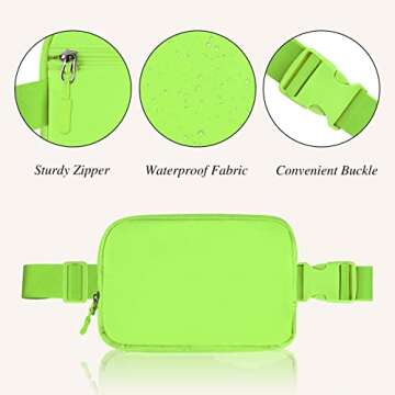 LLYWCM Fanny Packs for Women - Belt Bag for Women - Fanny Pack Crossbody Bags - Fanny Pack with Adjustable Strap, Fashion Cross Body Fanny Pack for Running Workout Hiking Travel