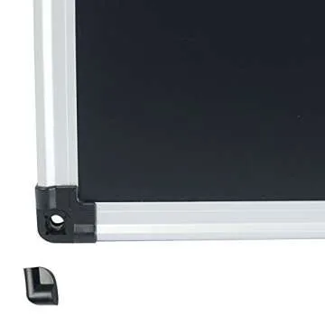 XBoard 48 x 36 Magnetic Chalkboard Black Board, Chalk Board/Blackboard with 2 Magnets