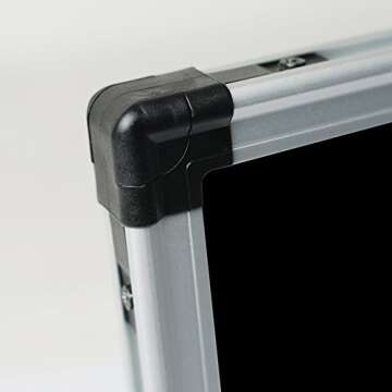 XBoard 48 x 36 Magnetic Chalkboard Black Board, Chalk Board/Blackboard with 2 Magnets