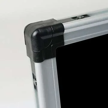 XBoard 48 x 36 Magnetic Chalkboard Black Board, Chalk Board/Blackboard with 2 Magnets