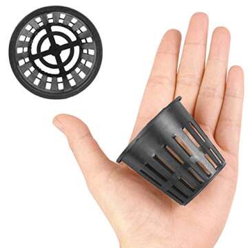 Awpeye 40 Pack Hydroponic Net Cup Pots - Grow Healthy Plants
