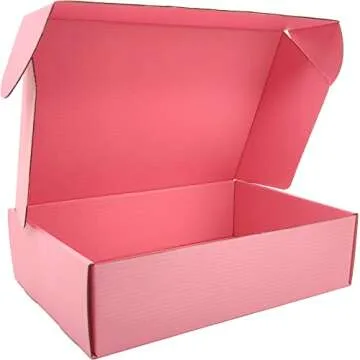 Lmuze Pink Shipping Boxes Pack of 20 - Stylish & Sturdy