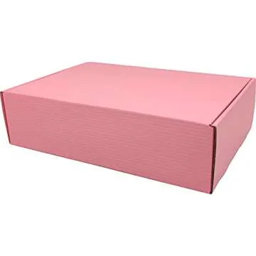 Lmuze Pink Shipping Boxes Pack of 20 - Stylish & Sturdy