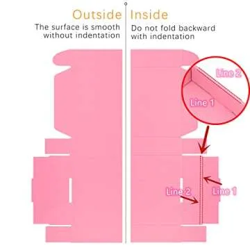 Lmuze Pink Shipping Boxes Pack of 20 - Stylish & Sturdy