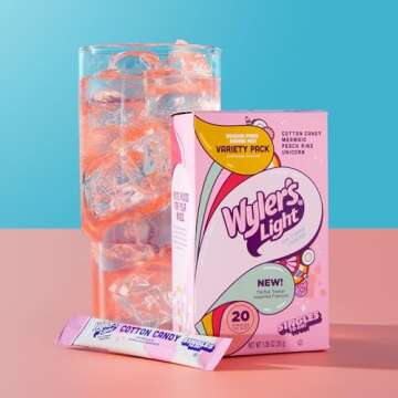 Wyler's Light Singles to Go Powder Packets, Water Drink Mix, Variety Pack, Watertok Fun Flavors & Ba...