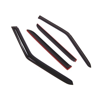 Tuningpros Custom-Fit Window Visor Rain Guards for Land Rover Sport 2006-2013