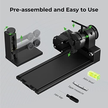 xTool RA2 Pro Rotary Attachment for Laser Engravers