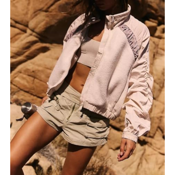 Yozazzy Womens Fuzzy Fleece Jacket for Fall and Winter