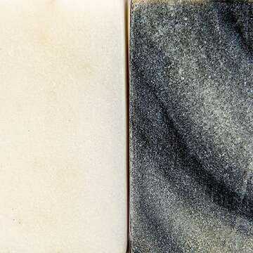 Creative Co-Op Heart-Shaped Marble Salt and Pepper Shakers Set of 2 Grey and White