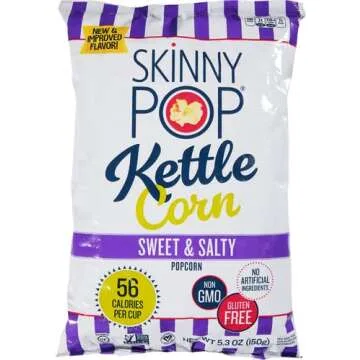 SkinnyPop Sweet & Salty Kettle Popcorn, 5.3oz Bag