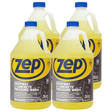 Zep Driveway Concrete Cleaner - Tough on Stains, Easy to Use