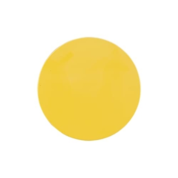 Stylish Yellow Round Shelf Table for Home Decor