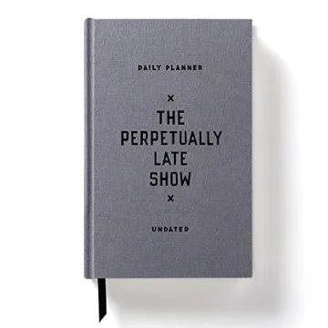 Brass Monkey Perpetually Late Undated Planner – Fun & Functional Daily Planner