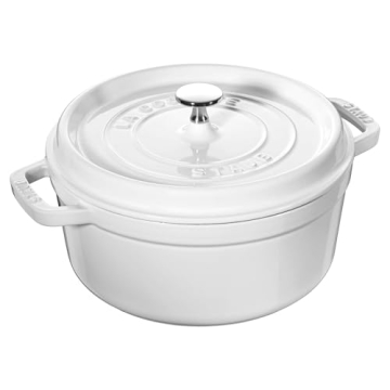STAUB Cast Iron Dutch Oven: 4-qt Cocotte for Perfect Meals in Style
