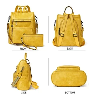 Stylish Shrrie Backpack Purse for Women Anti-Theft Travel