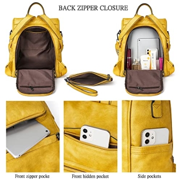 Stylish Shrrie Backpack Purse for Women Anti-Theft Travel