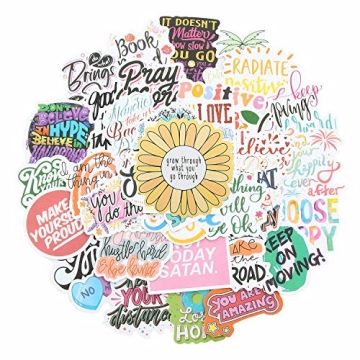 Motivational Vinyl Quote Stickers 200Pcs Set