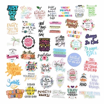 Motivational Vinyl Quote Stickers 200Pcs Set