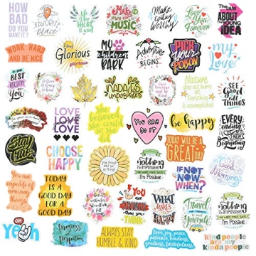 Motivational Vinyl Quote Stickers 200Pcs Set
