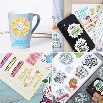 Motivational Vinyl Quote Stickers 200Pcs Set
