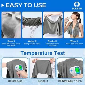 Sukeen Cooling Towel for Instant Evaporative Relief