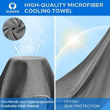 Sukeen Cooling Towel for Instant Evaporative Relief