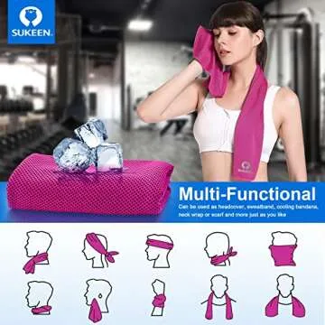 Sukeen Cooling Towel for Instant Evaporative Relief