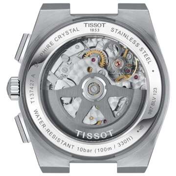 Tissot Men’s PRX Automatic Chronograph Watch - Grey Stainless Steel