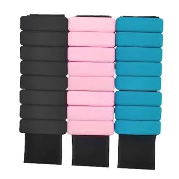 Holyfire Ankle Weights for Women Adjustable, Wrist Weights for Yoga, Pilates, Aerobics,Pool exercise, pack of 2, 2Lbs, Pink