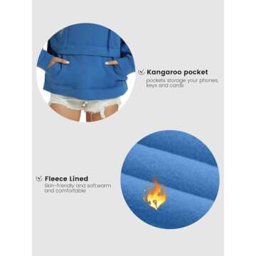 Tanou Comfort Oversized Women's Hoodie for Fall Winter Fashion