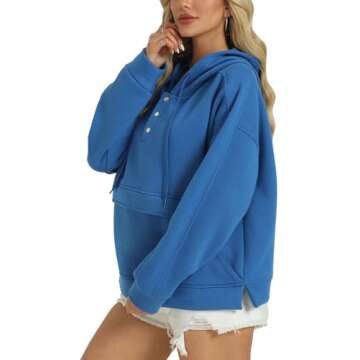 Tanou Comfort Oversized Women's Hoodie for Fall Winter Fashion