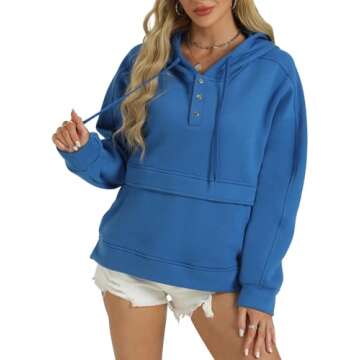Tanou Comfort Oversized Women's Hoodie for Fall Winter Fashion