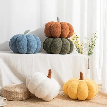 GOTodhchai Halloween Pumpkin Throw Pillow - Plush Decor Item
