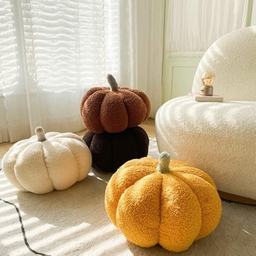 GOTodhchai Halloween Pumpkin Throw Pillow - Plush Decor Item