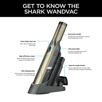 Shark WANDVAC Cordless Hand Vac - Lightweight & Powerful