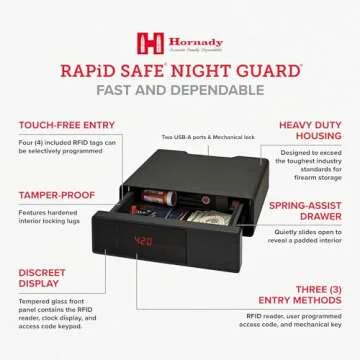 Hornady Rapid Safe Night Guard with RFID for Quick Access