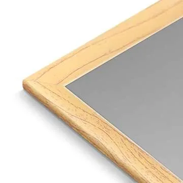 upsimples 24x36 Poster Frame Natural 3 Pack, Scratch-Proof Picture Frames 24 x 36 for Photo Gallery - Slide-In Strips, Horizontal or Vertical Wall Mounting
